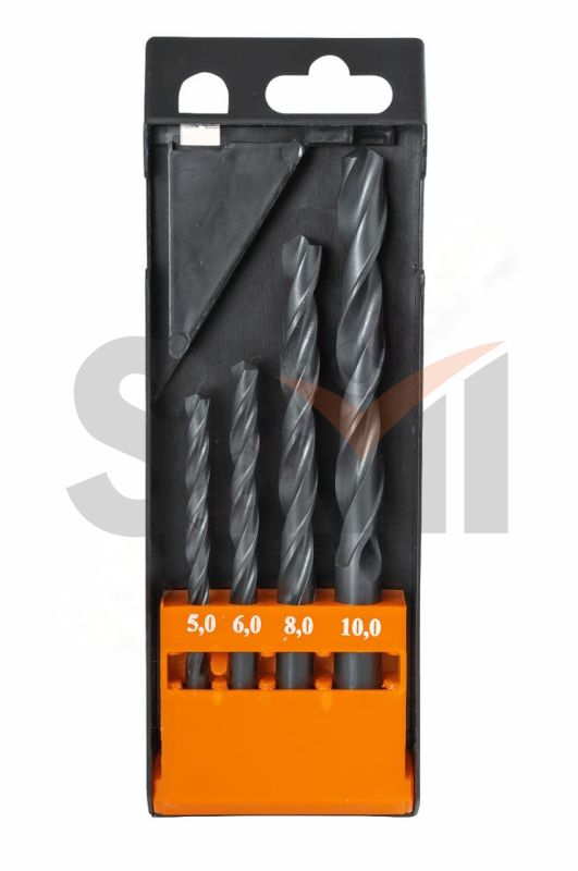 Набор сверл по металлу  НС6: 5; 6; 8; 10 мм, 4шт. Р6М5