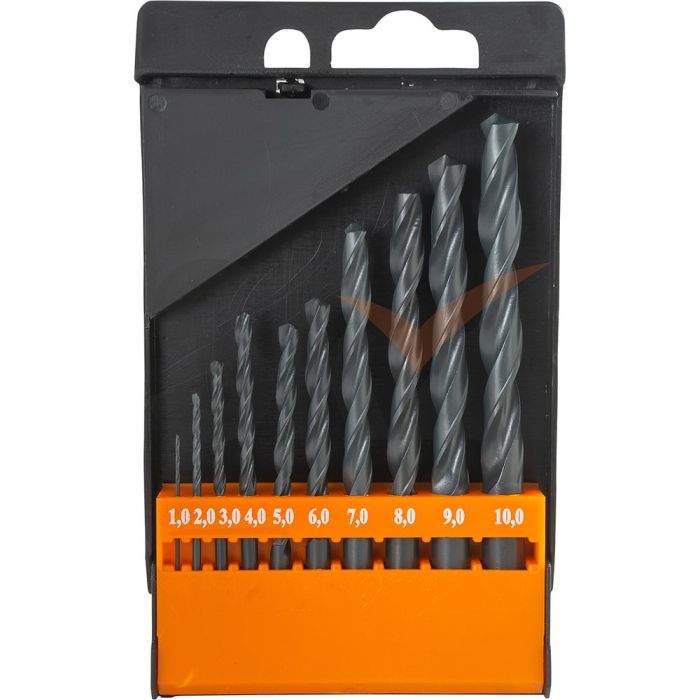 Набор сверл по металлу  НС9 от 1 до 10, шаг 1,0, 10шт. Р6М5