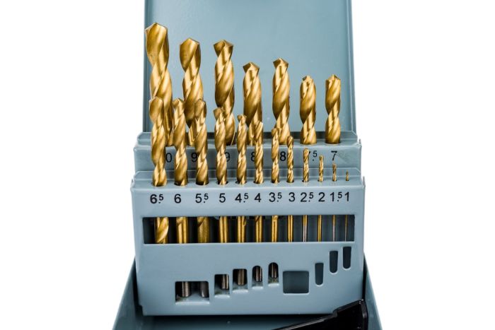 Набор сверл по металлу НС21 от 1 до 10, шаг 0,5