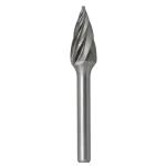 Борфреза параболическая с точечным торцом G 04х13 M03 насечка по алюминию