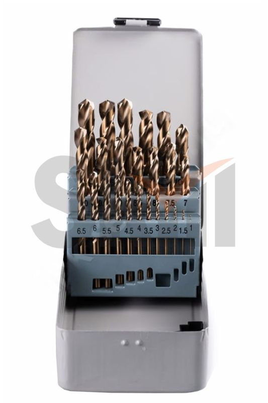 Набор сверл по металлу НСК25 от 1 до 13 шаг 0,5, 25шт. Р6М5К5 А1