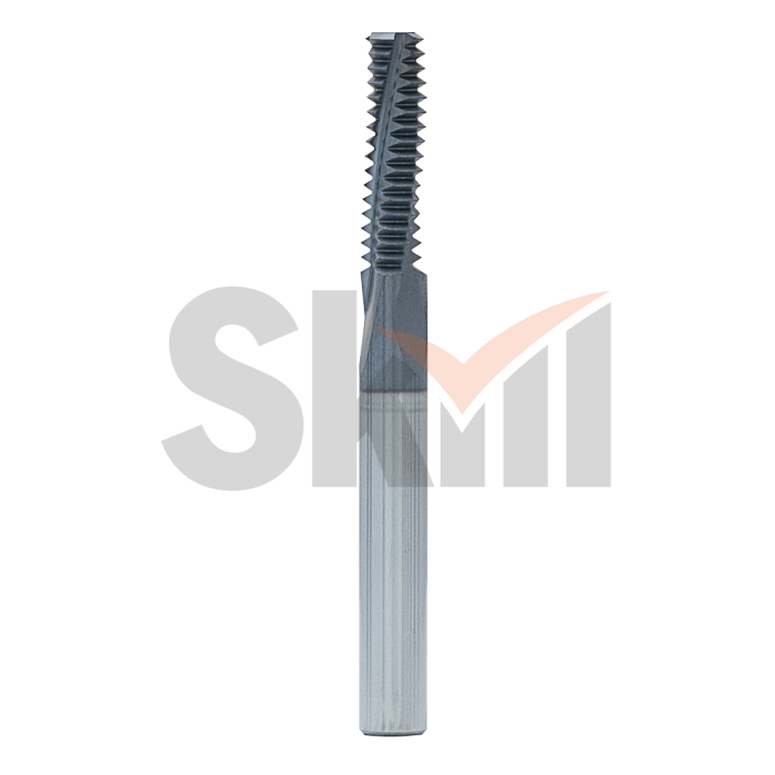 Резьбовая твердосплавная фреза, HRC 45, AlTiN М8х1,25