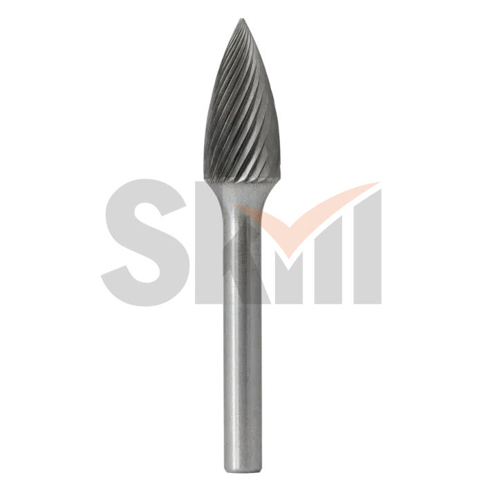 Борфреза параболическая с точечным торцом G 08х20 M06 одинарная насечка