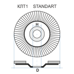 КЛТ 1 150 22.23 Ткань A 40 80 STANDART
