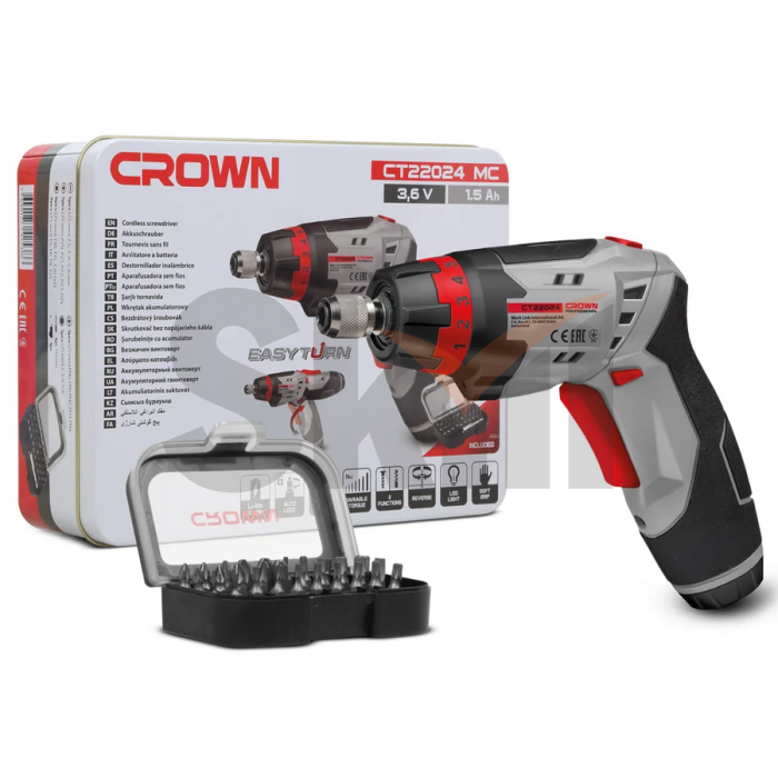 Аккумуляторный шуруповерт CROWN CT22024 MC