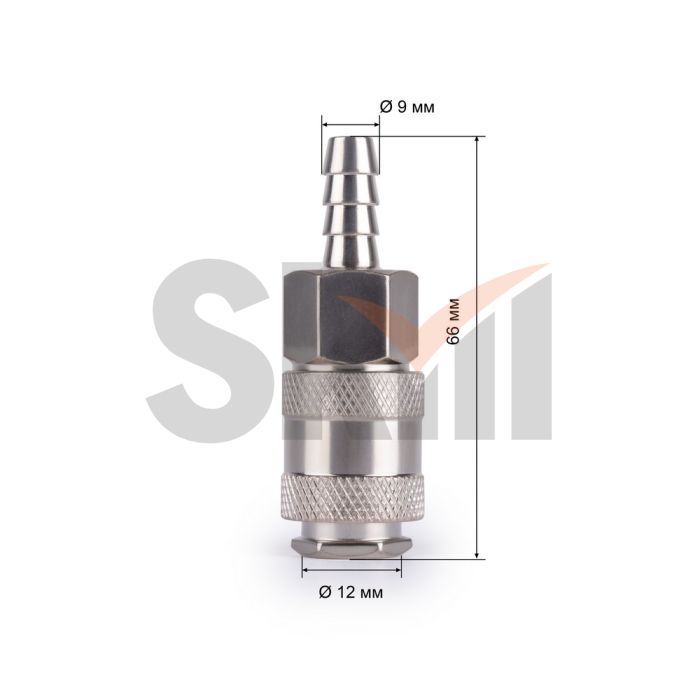 Соединитель Rapid F "мама" - елочка 9 мм FoxWeld