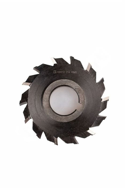 Фреза дисковая трехстор. разнонапр. зуб 100х12х32 Z=14 тип 2  Р6М5