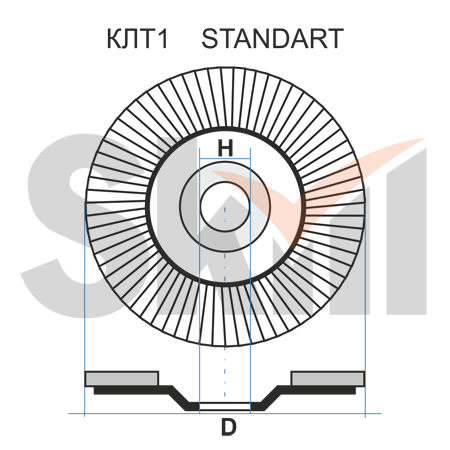 КЛТ 1 150 22.23 Ткань A 80 80 STANDART