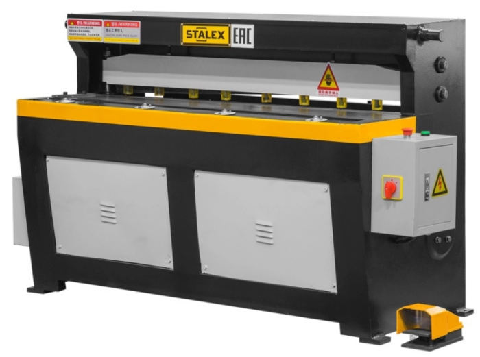 Гильотина электромеханическая Stalex SBJB 2x1300, 3 кВт., 794 кг.