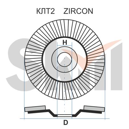 КЛТ 2 150 22.23 Ткань ZK 80 80