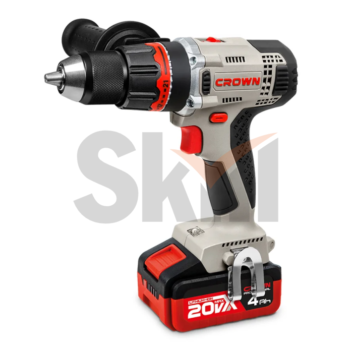 Аккумуляторный шуруповерт CROWN CT21076HMX-4 BMC
