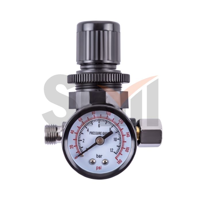 Регулятор давления с встроенным манометром 10 бар, 1/4" AERO