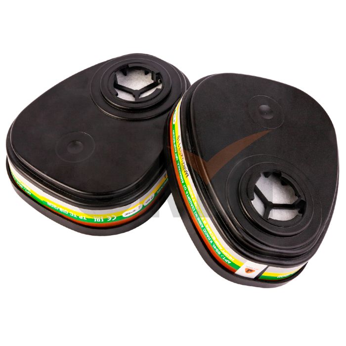 Фильтры от аммиака, органических и кислых газов ABEK1 (2 шт.)