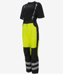 Женские зимние сигнальные брюки Brodeks KW 330, желтый/черный