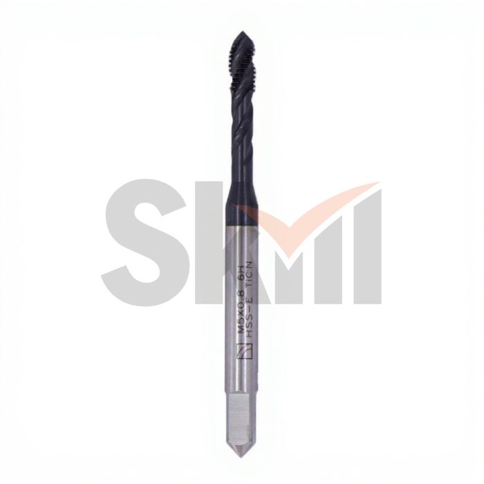 Метчик машинный с винтовой канавкой  М 8*1,25 осн  Р6М5К5  TiCN  DIN371