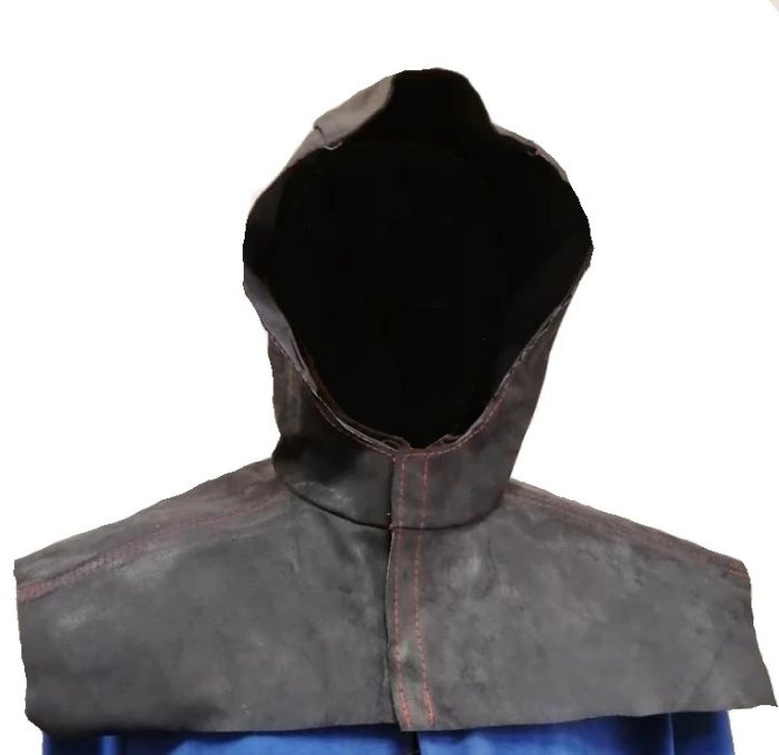 Подшлемник спилковый с большой пелериной