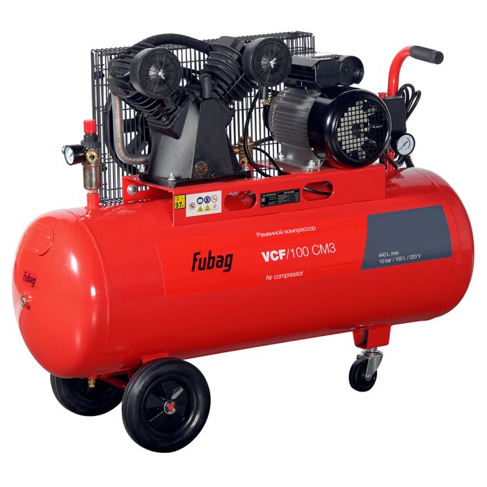 Ременной одноступенчатый компрессор FUBAG VCF/100 CM3