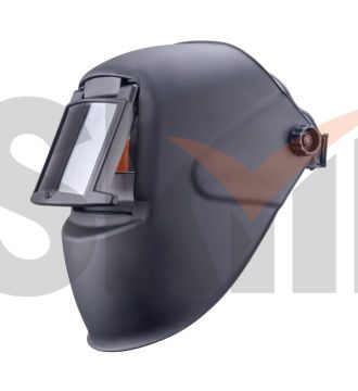 Маска сварщика ГЛАДИАТОР "черная" С5  (пр-во FoxWeld) с откидным стеклом