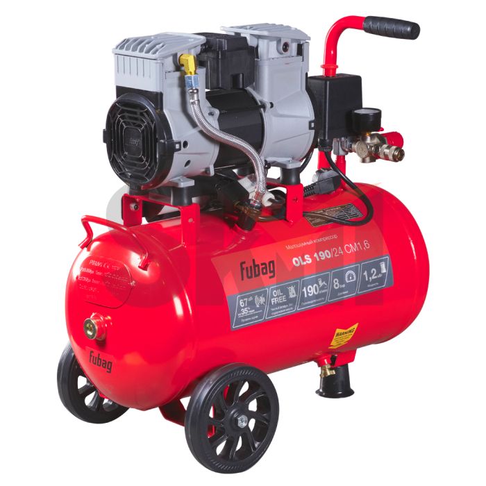 Компрессор воздушный безмасляный малошумный FUBAG OLS 190/24 CM1.6