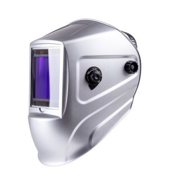 Маска сварщика GEFEST "серебро"  (ф-р 9700V, пр-во FoxWeld/КНР) без коробки