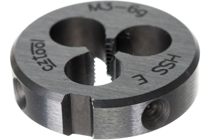 Плашка М 3,0х0,5 DINEN22568 HSSE 6g 20х5мм Bucovice(CzTool) 290030