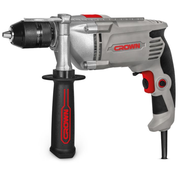 CT10130C CROWN Дрель ударная, 810Вт, БЗП 1,5-13мм