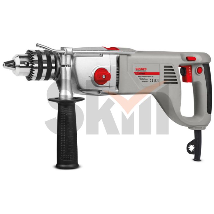 Дрель ударная CROWN CT10120 1200Вт, КП 3-16мм