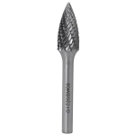 Борфреза параболическая с точечным торцом G 16х25 M06L150  двойная насечка, удлиненная