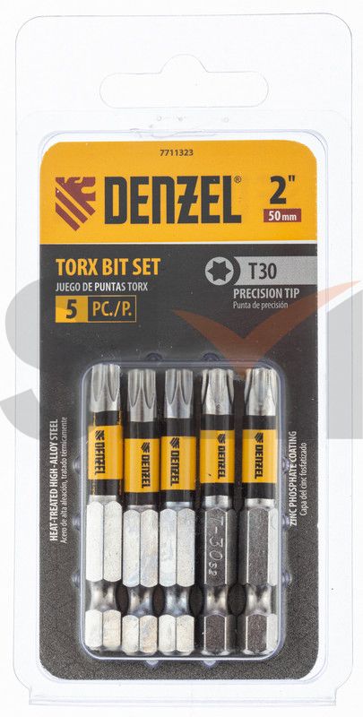 Бита T30x50, 5 шт. Denzel