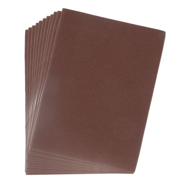 Шлифлист на тканевой основе, зернистость №0, 240 х 170 мм, 10 шт, водостойкий, "БАЗ"