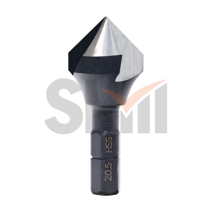 Зенковка-бита 90° 20,5мм HSS 3z L41мм M10(BF) Bucovice(CzTool) 744205