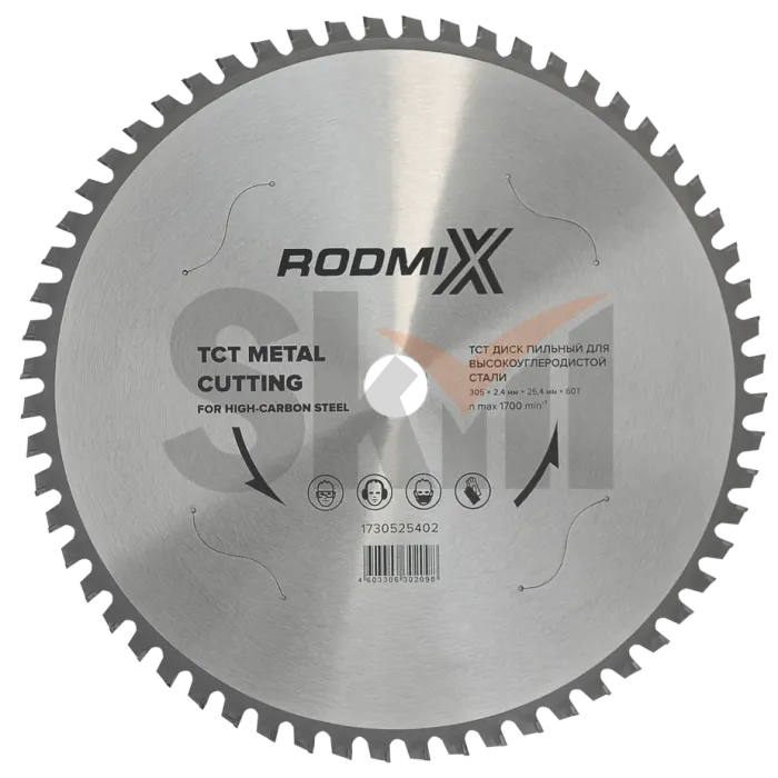 TCT Диск пильный для высокоуглеродистой стали 355х2,4х25,4х90T