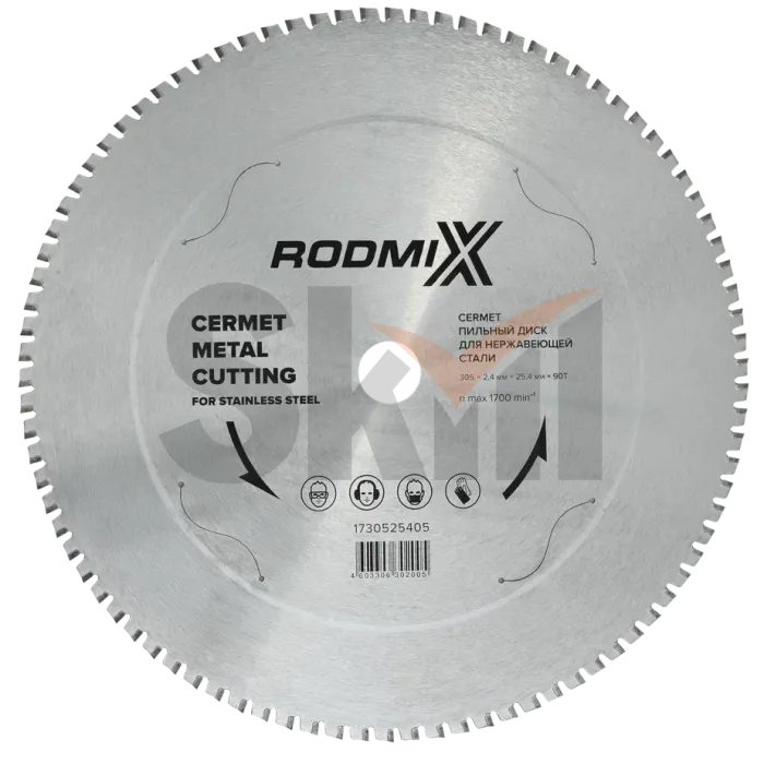 Cermet Диск пильный для нержавеющей стали 305x2,4x25,4x90T