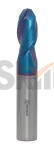 Концевая сферическая фреза 4 зуба, HRC 65, Nano Blue 1,5х3х50 R0,75