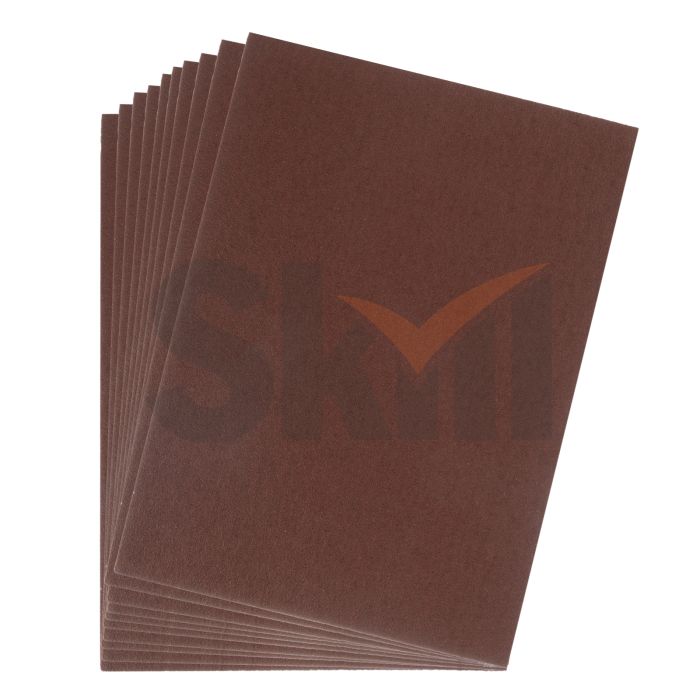 Шлифлист на тканевой основе, зернистость № 25, 240 х 170 мм, 10 шт, водостойкий, "БАЗ"