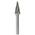 Борфреза коническая M 08х20 M06 насечка по алюминию