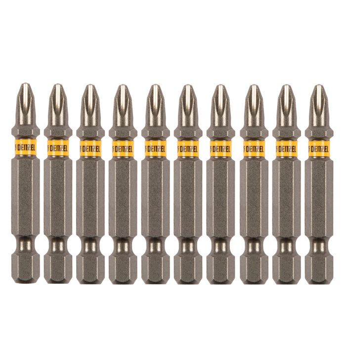 Бита PH2х50, сталь S2, шестигранный профиль, 10 шт. Е 6,3 Denzel