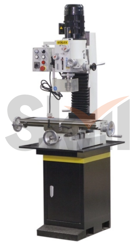 Станок фрезерно-сверлильный  Stalex BF30G, 700х190 мм, 1,1 кВт, 380В, 190 кг, c подставкой