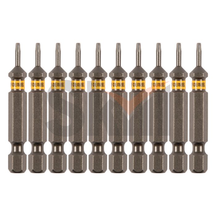 Бита TX 6х50, сталь S2, шестигранный профиль, 10 шт. Е 6,3 Denzel