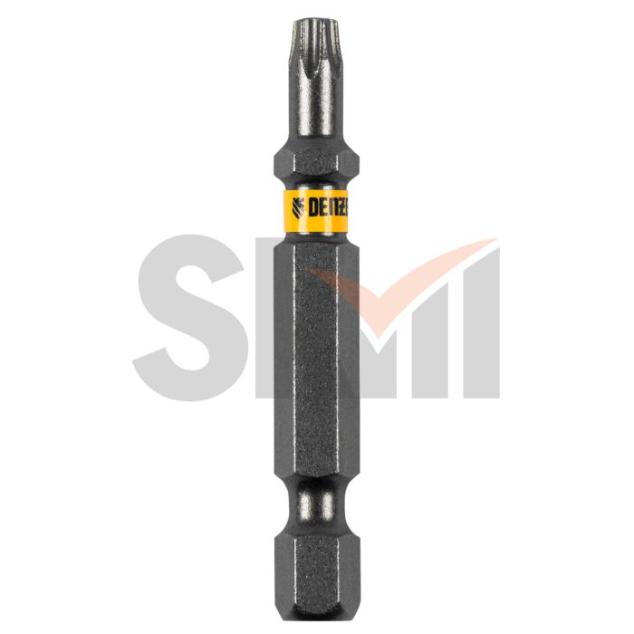 Бита TX 20х50, сталь S2, шестигранный профиль, 10 шт. Е 6,3 Denzel
