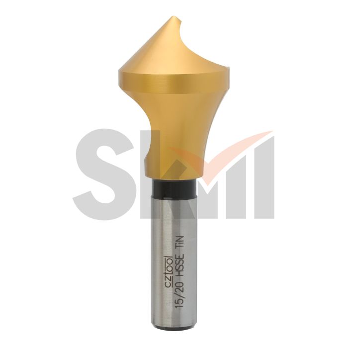 Зенковка ц/х 90° 21,5мм HSSE-VA TiN (10/15, полая, с отверстием) d10мм Bucovice(CzTool) 893015