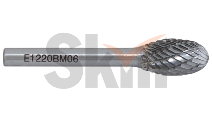 Борфреза овальная E 04х07 M06 двойная насечка