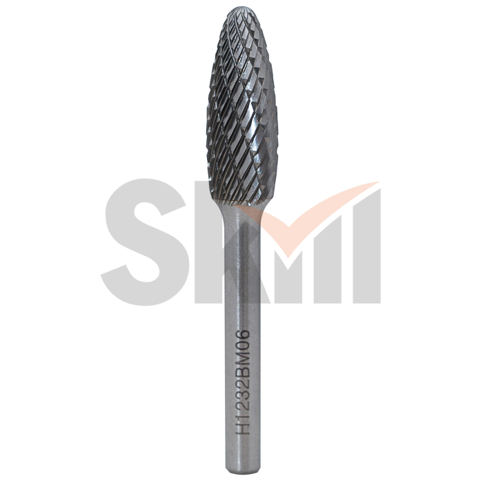Борфреза пламевидная H 06х18 M03 двойная насечка