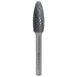 Борфреза пламевидная H 06х18 M06 двойная насечка с покрытием