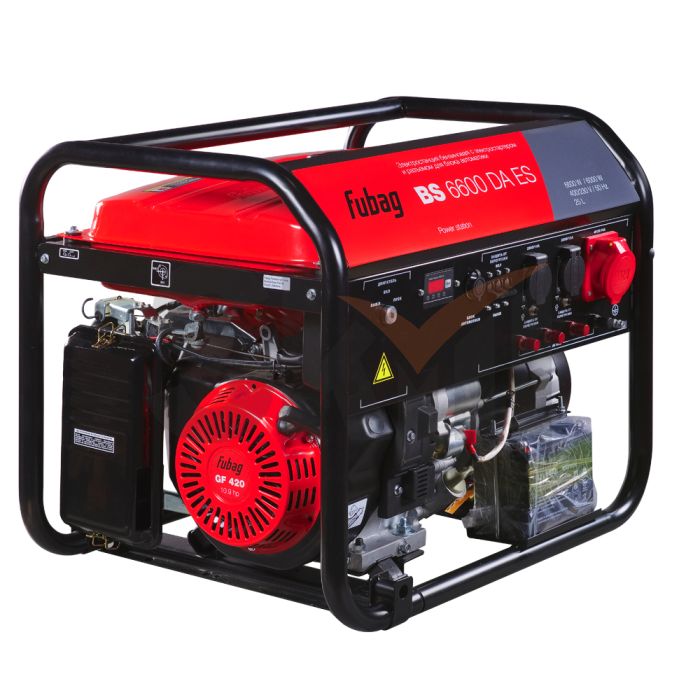 FUBAG Бензиновый генератор (трехфазный) с электростартером и коннектором автоматики BS 6600 DA ES