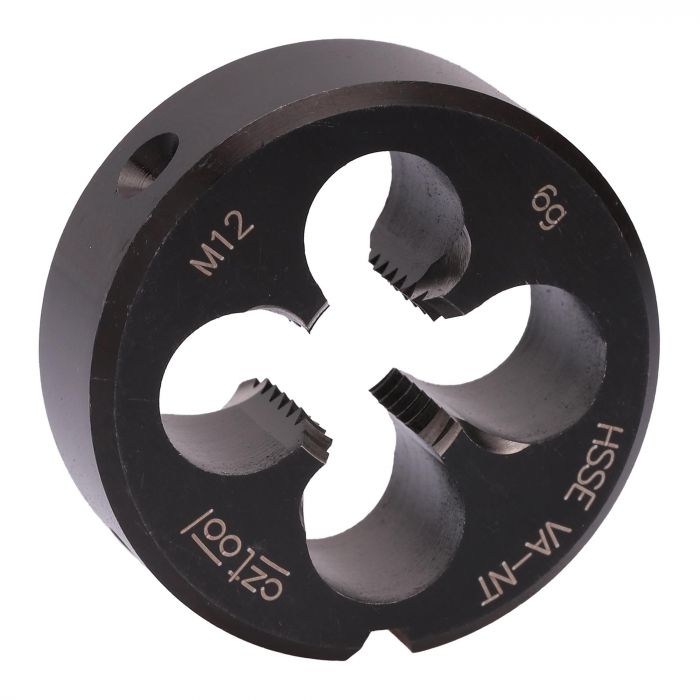 Плашка с стружколомом Bucovice Tools М12х1,75 HSSE-VA-NT DIN EN 22568 6g 38х14мм 301120