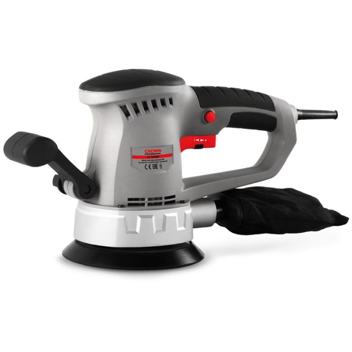 CT13395 CROWN Машина шлифовальная эксцентриковая 450Вт, 150мм, 2мм