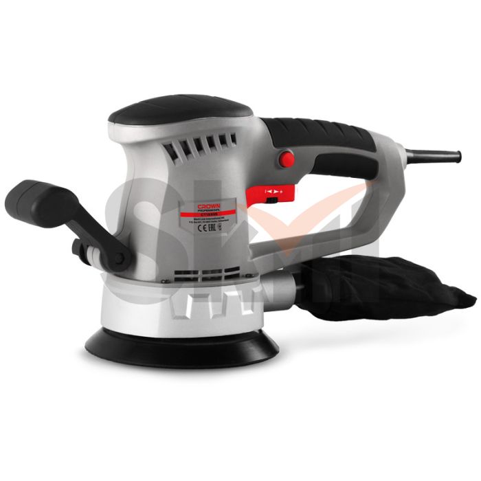 CT13395 CROWN Машина шлифовальная эксцентриковая 450Вт, 150мм, 2мм