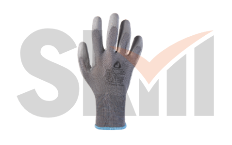 Защитные промышленные перчатки из полиэфирной пряжи - g XL c полиуретановым покрытием