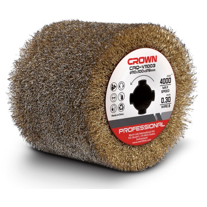 Стальная щетка CROWN CAQ-V11003